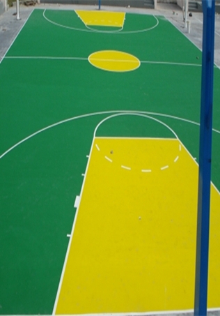 山西学校操场专用地坪漆